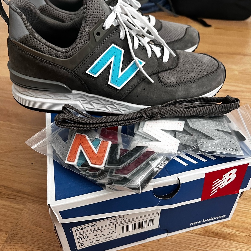 New Balance x Kith x Dover Street Market Sz 9.5 MS574 Grey